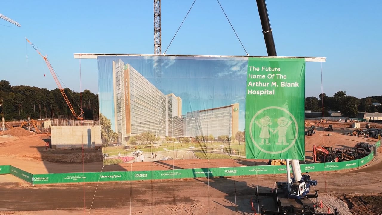 The Arthur M. Blank Hospital: Amazing News From CHOA article visual.