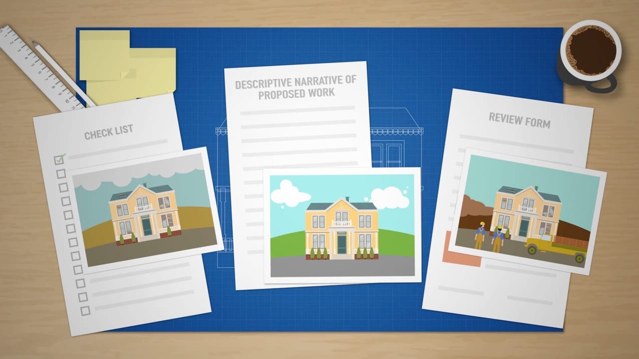 Georgia DNR historic preservation tax incentives animated explainer frame.