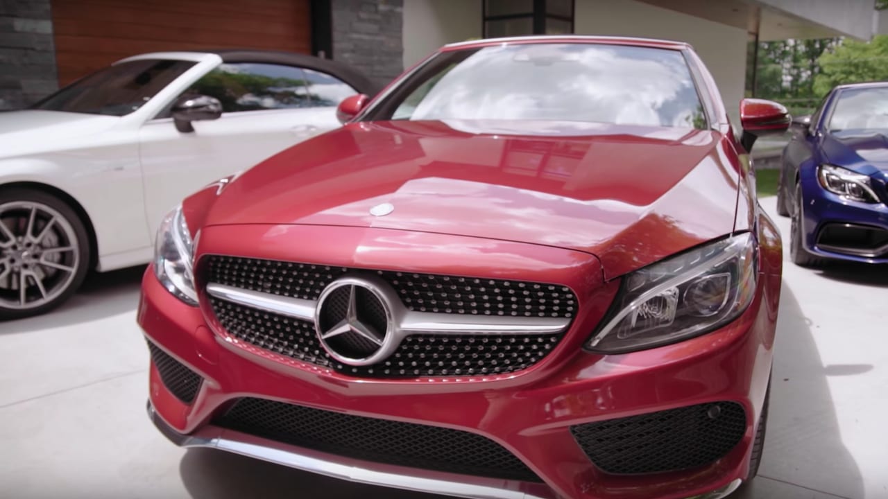 Mercedes-Benz | 2018 C-Class Cabriolet Walk Around commercial or campaign video frame showing brand, product, or promotional storytelling.