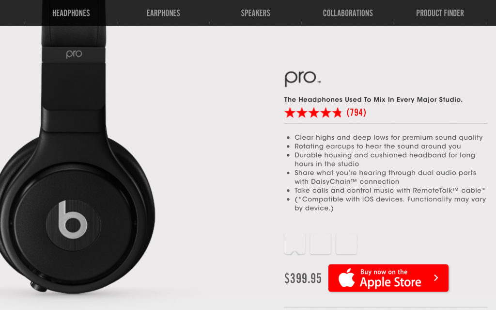 how much did beats cost apple